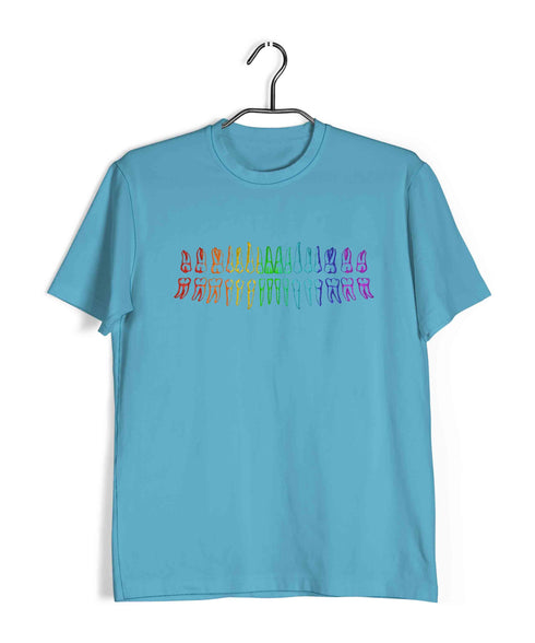 Dentist Medicine Dentist Teeth Diagram Custom Printed Graphic Design T-Shirt for Men